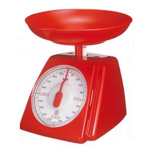 タニタ クッキングスケール くるくる レッド 1408