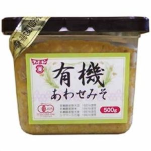 フンドーキン 有機 あわせみそ 500g 【3セット】