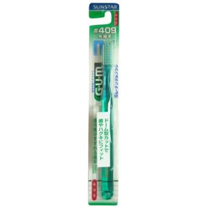 GUM(ガム) デンタルブラシ #409 レギュラーヘッド ふつう【9セット】