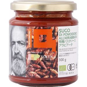 ジロロモーニ 有機パスタソース アラビアータ 300g【4セット】