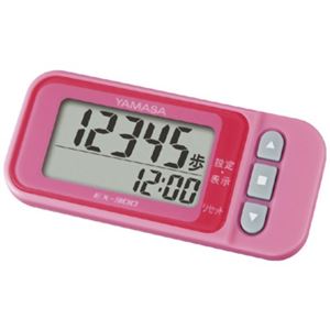 山佐 万歩計 ポケット万歩 らくらくまんぽ EX-300 ピンク