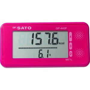 3DGセンサ歩数計 GP-440P ピンク