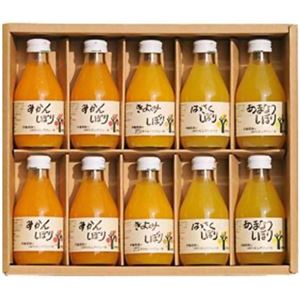 伊藤農園 100%ピュアストレートジュース 180ml×10本入 ギフトセット
