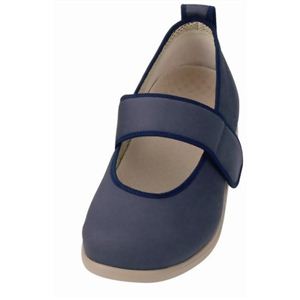 あゆみシューズ 施設・院内用 マジックバンドIII 紺1031 (右足用) M