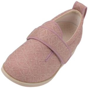 あゆみシューズ ダブルマジックII雅 (左足用) ピンク 1027 LL