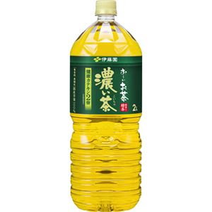 【ケース販売】おーいお茶 緑茶 濃い味 2L×6本
