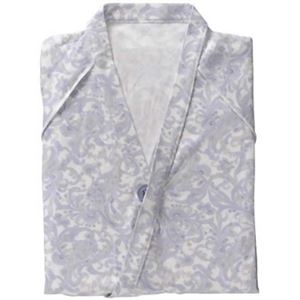 ケアねまき（メリヤスタイプ） ペイズリーブルー S 5075