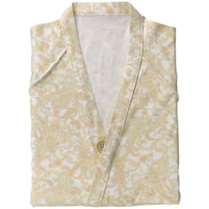 ケアねまき（メリヤスタイプ） ペイズリークリーム S 5075