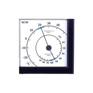 タニタ 温湿度計 TT-536-BK ブラック