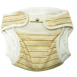 オーガニックコットンおむつカバー Mボーダー 50