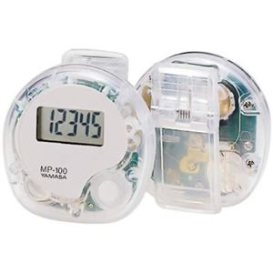 山佐 万歩計 万歩 MP-100-C(クリア)