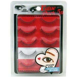 NOYL beauty つけまつ毛 ストレートロング5P （ケース付） Nye-501