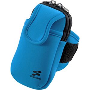 サンワサプライ アームバンドスポーツケース(LL、ブルー) PDA-MP3C10BL