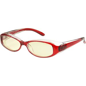 スカッシー スマート2 PC レッド(花粉用メガネ)×2セット