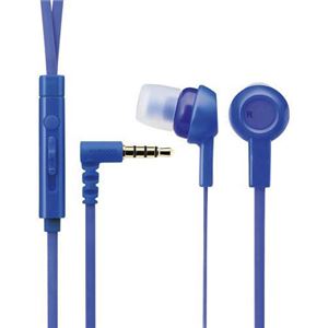 エレコム スマートフォン用ステレオヘッドホンマイク EHP-CS3520MBU ブルー