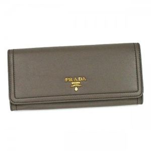 Prada（プラダ） 長財布 SOFT CALF 1M1132 218 BAMBU - 拡大画像