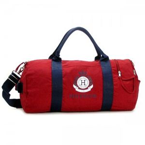 【2013年7月31日まで期間限定値下げ】TOMMY HILFIGER（トミーヒルフィガー） ボストンバッグ CREST NYC CANVAS 6918137 600 RED