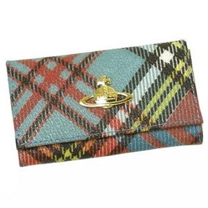 【2013年7月31日まで期間限定値下げ】Vivienne Westwood（ヴィヴィアンウエストウッド） キーケース DERBY 720VV01 AZZURRO