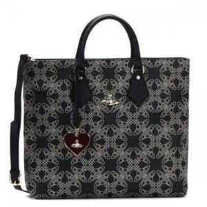 Vivienne Westwood（ヴィヴィアンウエストウッド） ナナメガケバッグ LOGOMANIA 13276 BLACK