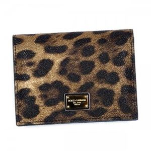DOLCE＆GABBANA（ドルチェアンドガッバーナ） 二つ折り財布（小銭入れ付） A4110 BI0315 8C115 NATURAL／DARK BLUE