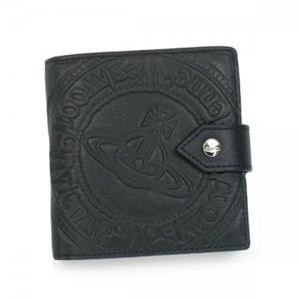 Vivienne Westwood（ヴィヴィアンウエストウッド） 二つ折り財布（小銭入れ付） PELLE VITELLO 2814V NERO
