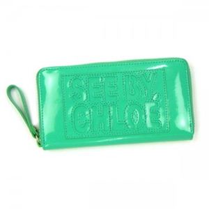 SEE BY CHLOE（シーバイクロエ） 長財布 ZIP FILE PVC 9P7155 661 MINT