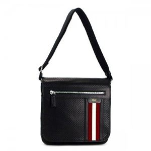 【2013年7月31日まで期間限定値下げ】Bally（バリー） ナナメガケバッグ LETTERING OSLO-SM.OEP 40 BLACK