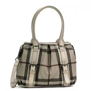 Burberry（バーバリー） ハンドバッグ SMOKED CHECK SM NORTHFIELD 2500T TRENCH - BGEIGE
