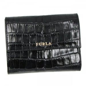 【2013年8月31日まで期間限定値下げ】Furla（フルラ） 二つ折り財布（小銭入れ付） PJ79 O60 ONYX