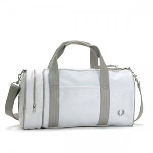 FRED PERRY（フレッドペリー） ボストンバッグ L2133 134 WHITE／CLOUD BURST