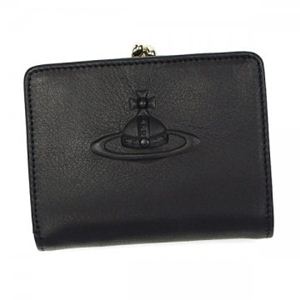 Vivienne Westwood(ヴィヴィアンウエストウッド) 二つ折り財布(小銭入れ付) CHELSEA 32283 BLACK