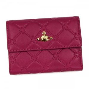 【2013年8月31日まで期間限定値下げ】Vivienne Westwood(ヴィヴィアンウエストウッド) 二つ折り財布(小銭入れ付) ANGEL ORB 738VV19 FUXIA