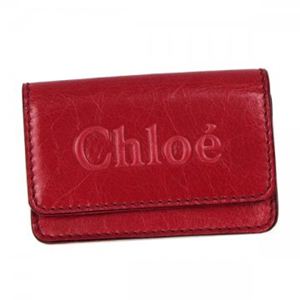 Chloe（クロエ） カードケース SHADOW 3P0347 52D PEONY RED