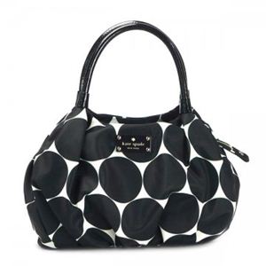 KATE SPADE(ケイトスペード) トートバッグ DEBORAH DOT NYLON PXRU4048 71 BLACK/CLOTTED CREAM