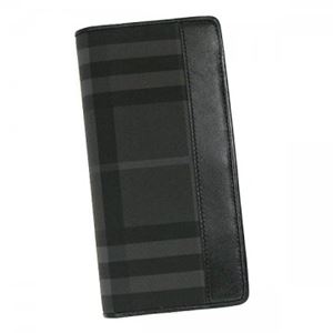 Burberry（バーバリー） 長財布 BEAT CHECK MS CAVENDISH BRT 0010T BLACK CHARCOAL CHECK