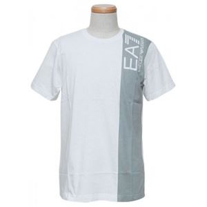 EA7（イーエーセブン） メンズTシャツ 273411 110 WHITE／GREY