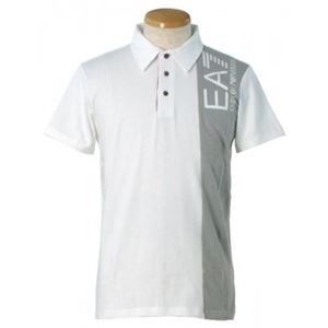 EA7（イーエーセブン） メンズポロシャツ 273317 110 WHITE／GREY