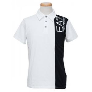 EA7（イーエーセブン） メンズポロシャツ 273317 10 WHITE／BLACK