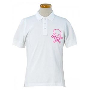 HYDROGEN（ハイドロゲン） メンズポロシャツ 124006 161 WHITE／FUCHSIA