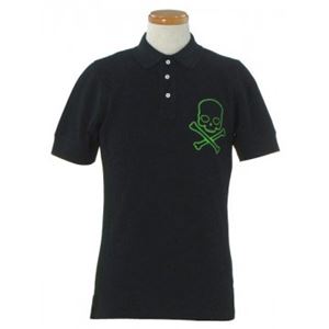 HYDROGEN(ハイドロゲン) メンズポロシャツ 124006 330 BLACK/GREEN