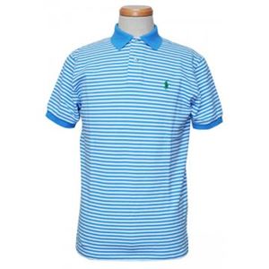 RalphLauren(ラルフローレン) メンズポロシャツ K31SC22 76282 FLORIDA BLUE/WHITE