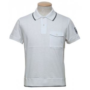 MONCLER（モンクレール） メンズポロシャツ 83048-00 1 WHITE／NAVY