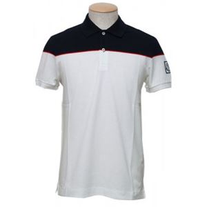 MONCLER（モンクレール） メンズポロシャツ 83046-00 85 WHITE／BLUE
