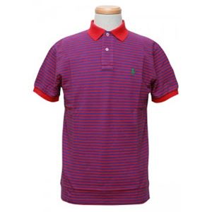 RalphLauren（ラルフローレン） メンズポロシャツ K31SC22 76286 LACQUER RED／RUGBY ROYAL