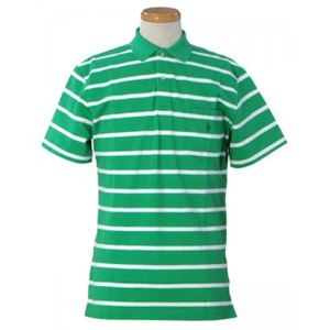 RalphLauren（ラルフローレン） メンズポロシャツ K31SC21 76263 MAYAN GREEN／WHITE