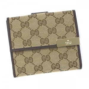 Gucci(グッチ) Wホック財布 257015 9643 BROWN