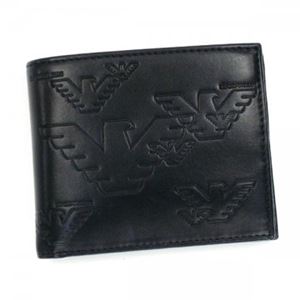EMPORIO ARMANI（エンポリオアルマーニ） 二つ折り財布（小銭入れ付） YH187 YEM122 80001 NERO