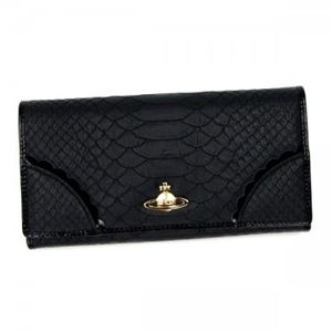Vivienne Westwood（ヴィヴィアンウエストウッド） 長財布 FRILLY SNAKE 1032VV30 NERO