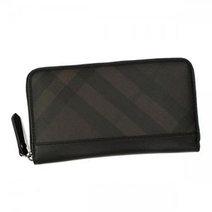 Burberry（バーバリー） 長財布 SMOKED CHECK CHOCOLATE
