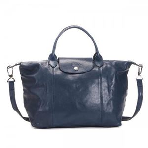 Longchamp（ロンシャン） ナナメガケバッグ LE PLIAGE CUIR 1515 6 MARINE